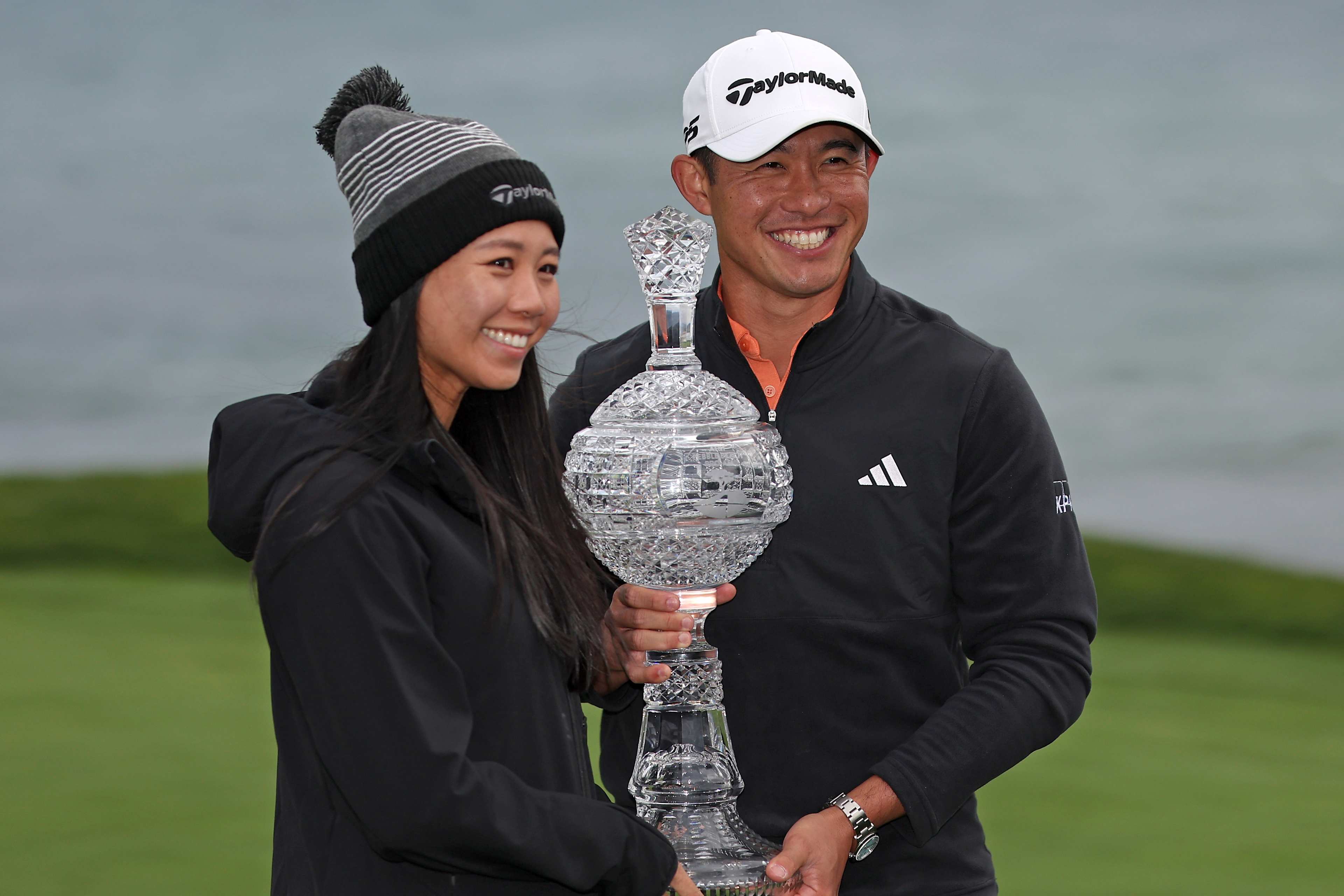 Morikawa birdies 18th hole for victory at AT&T Pebble Beach, ends win drought