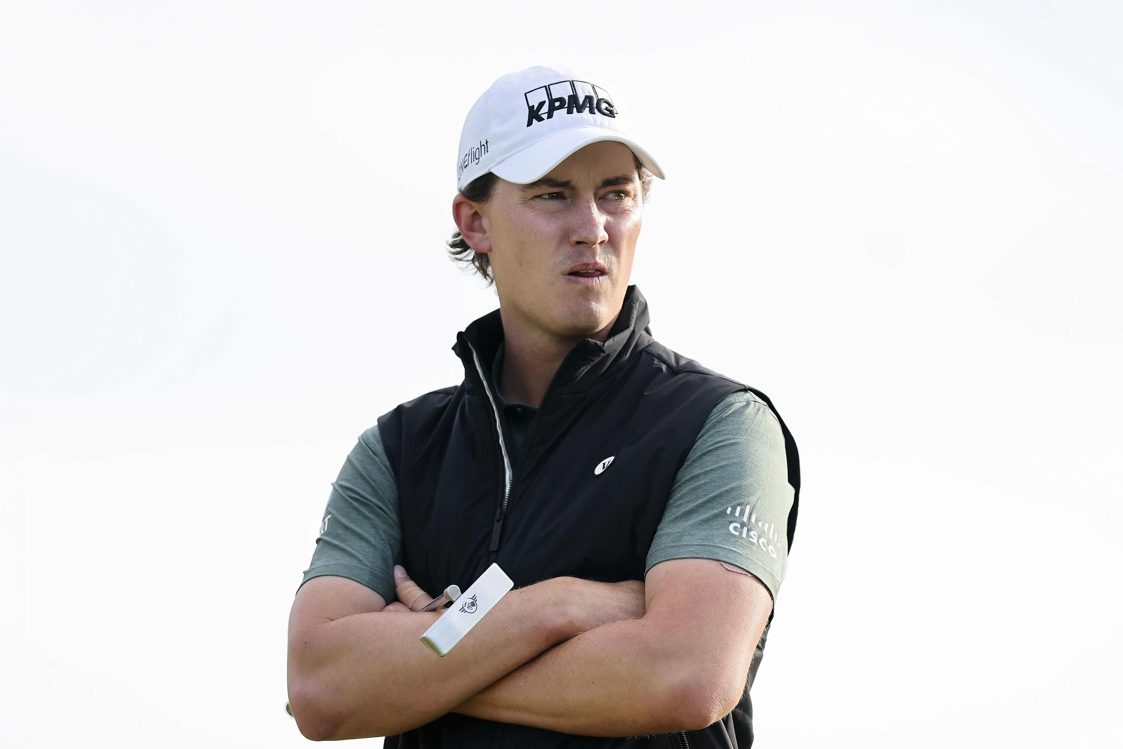 Smalley, McNealy share PGA Championship lead with long list of stars on heels