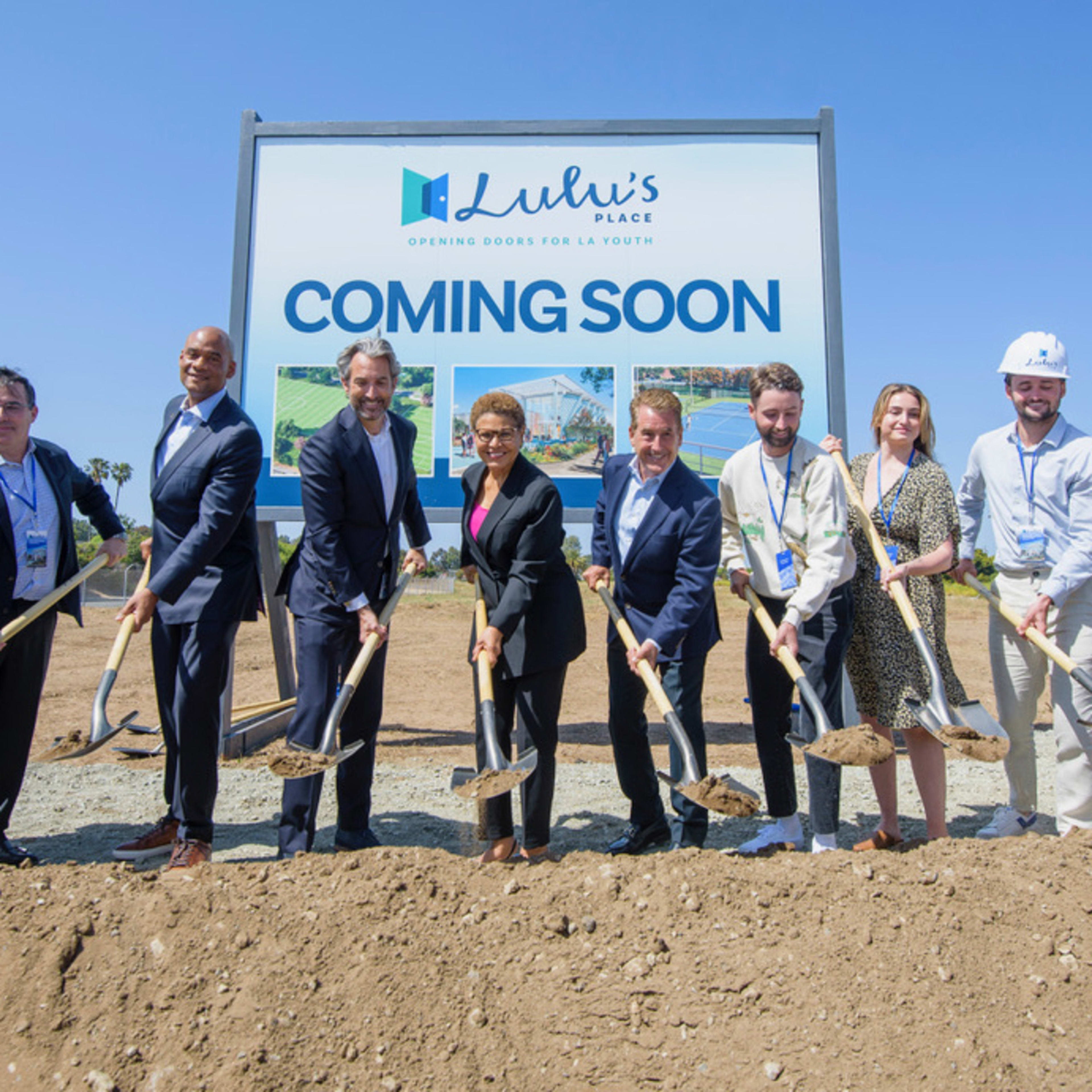 Hundreds gather to celebrate groundbreaking for Lulu’s Place in partnership with TGR Foundation