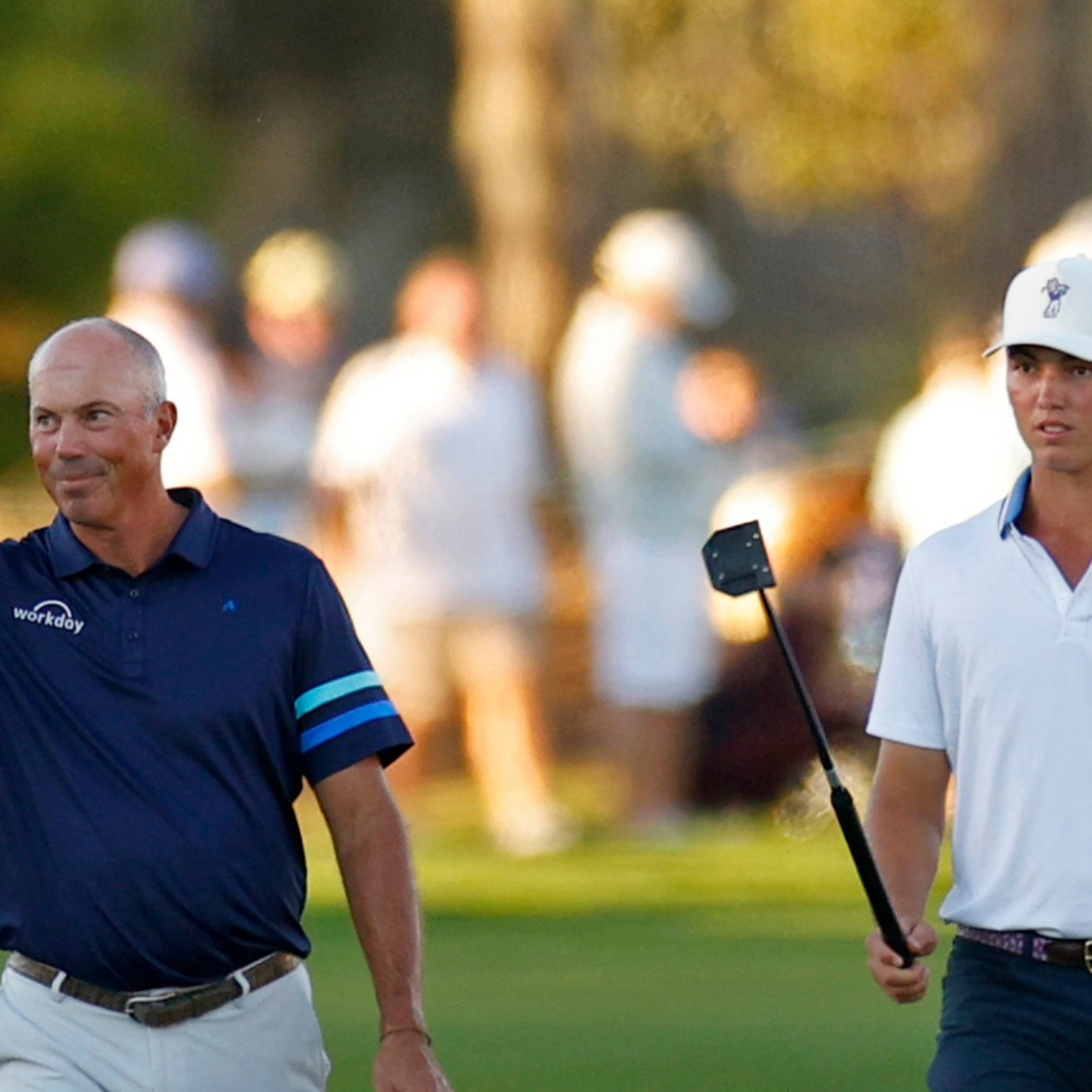 Sons carry the load: Team Kuchar holds two-shot lead over Team Daly