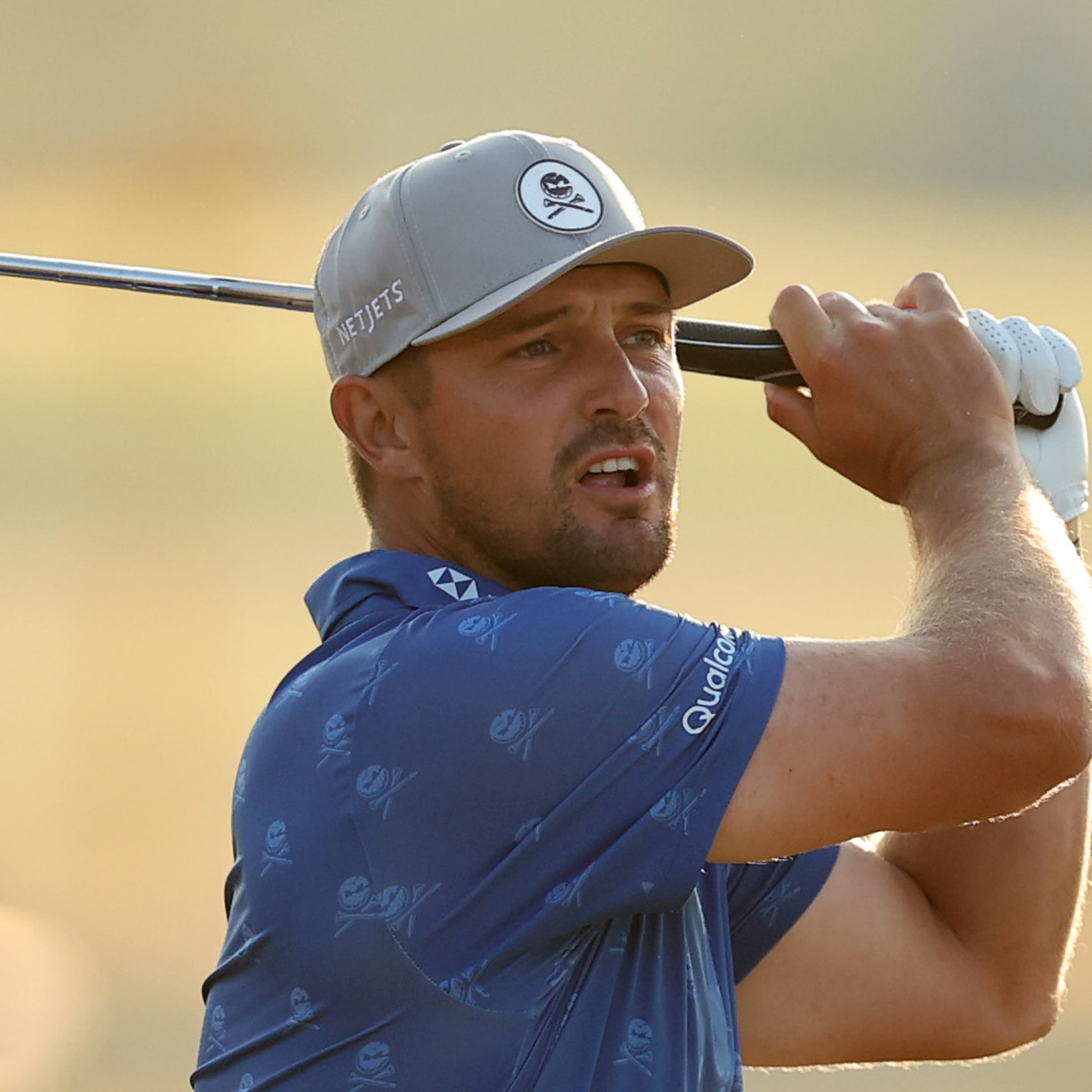 DeChambeau assessed two-stroke penalty for improving lie during second round of The Open