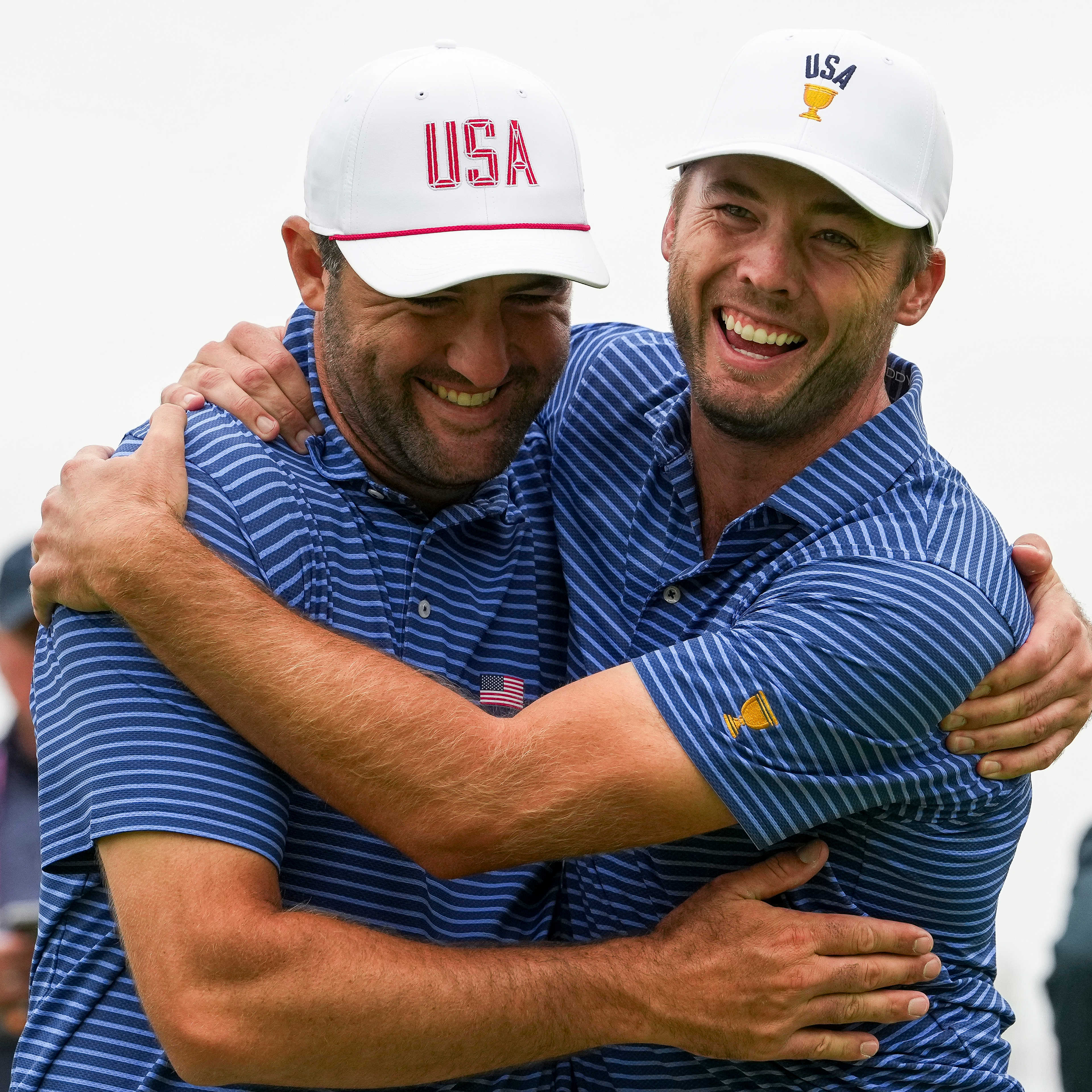 Scheffler, Burns finally win together, stake Americans to 3-2 lead in Presidents Cup