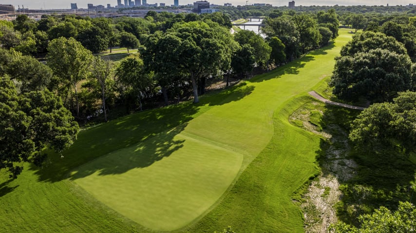 The fifth hole at Colonial Country Club in Fort Worth, Texas. (PGA TOUR)