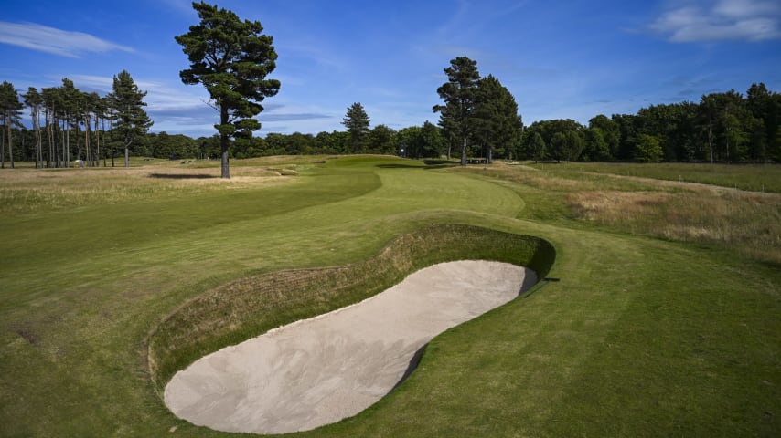 The first hole of The Renaissance Club in North Berwick, Scotland. (Keyur Khamar/PGA TOUR)