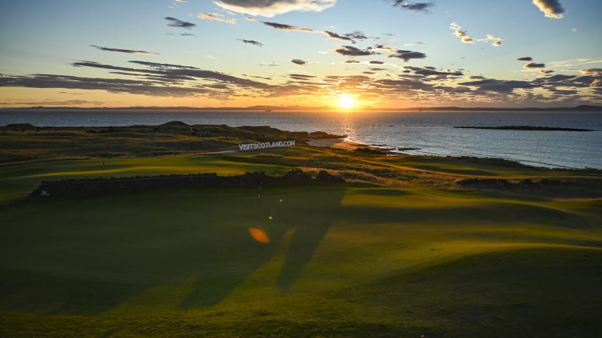 The 14th hole of The Renaissance Club in North Berwick, Scotland. (Keyur Khamar/PGA TOUR)