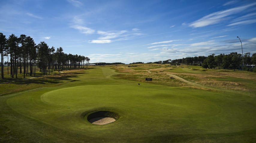 The 3rd hole of The Renaissance Club in North Berwick, Scotland. (Keyur Khamar/PGA TOUR)