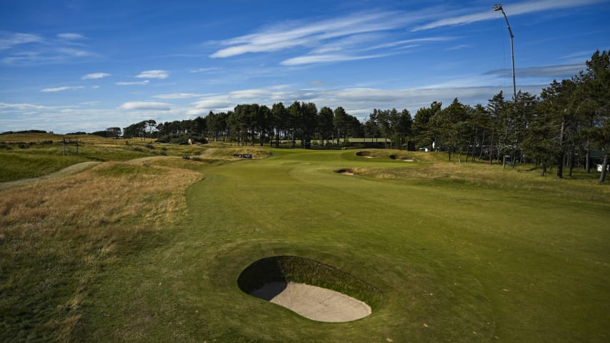 The 4th hole of The Renaissance Club in North Berwick, Scotland. (Keyur Khamar/PGA TOUR)