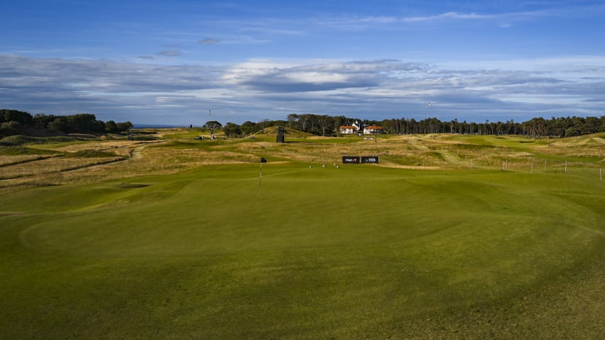 The 9th hole of The Renaissance Club in North Berwick, Scotland. (Keyur Khamar/PGA TOUR)