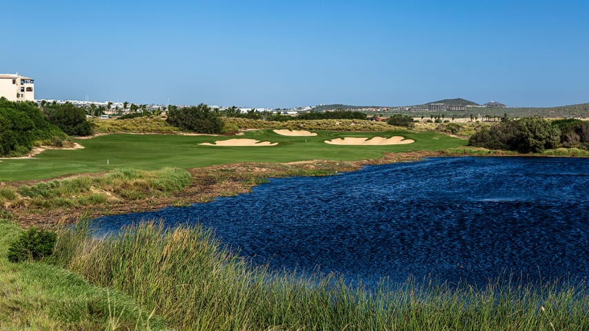 The first par 4 on the front nine is short, downwind and may be within reach for longer hitters. Those aiming to drive the green must carry a deep bunker on the right side of the fairway. A successful carry rewards with a kick toward the green. Multiple lay-up options exist off the tee, but the best line is to the left of the middle fairway bunker. From this vantage point, the entire green comes into view.