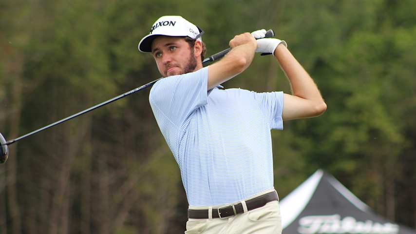 Shore secures lead in weather-delayed third round at Osprey Valley