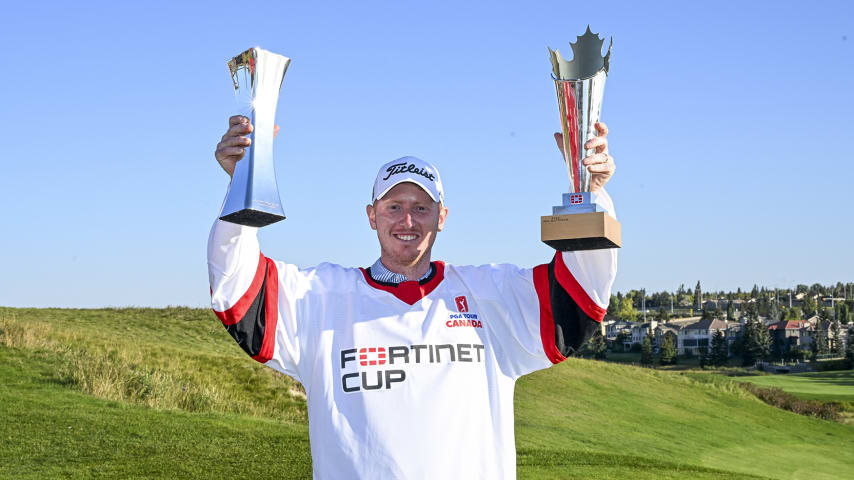 CALGARY, ALBERTA - SEPTEMBER 10: during the final round of the Fortinet Cup Championship at Country Hills Golf Club (Talons) on September 10, 2023 in Calgary, Alberta. (Photo by Tracy Wilcox/PGA TOUR)