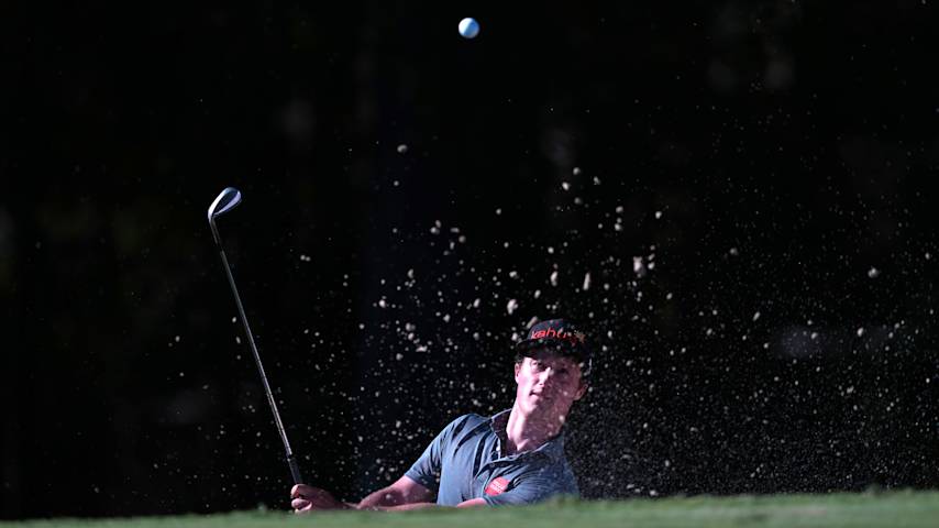 David Ford
of the United States lines up a putt on the 13th green during the third round of the Sanderson Farms Championship 2025 at The Country Club of Jackson on October 04, 2025 in Jackson, Mississippi. (Raj Mehta/Getty Images)