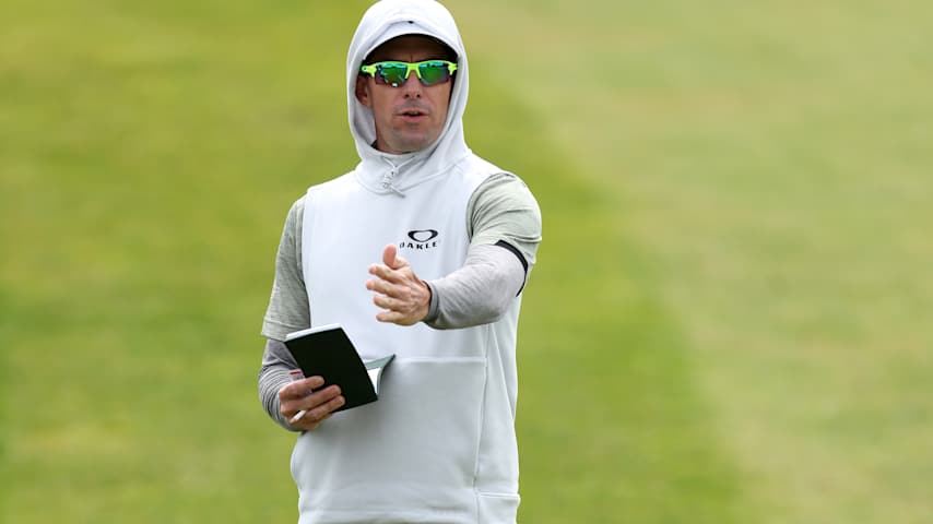 Dylan Frittelli of South Africa prepares to play a shot on the third hole on day three of the KLM Open 2025 at The International Golfclub on June 07, 2025 in Badhoevedorp, Netherlands. (Stuart Franklin/Getty Images)