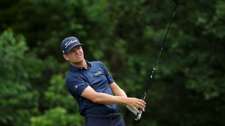 AVONDALE, LOUISIANA - APRIL 24: Jeremy Paul of Germany plays his shot from the fifth tee on day one of the Zurich Classic of New Orleans on April 24, 2025 in Avondale, Louisiana. (Photo by Jonathan Bachman/Getty Images)