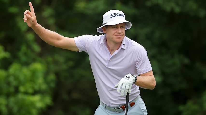 AVONDALE, LOUISIANA - APRIL 24: Peter Malnati of the United States plays his shot from the fifth tee on day one of the Zurich Classic of New Orleans on April 24, 2025 in Avondale, Louisiana. (Photo by Jonathan Bachman/Getty Images)