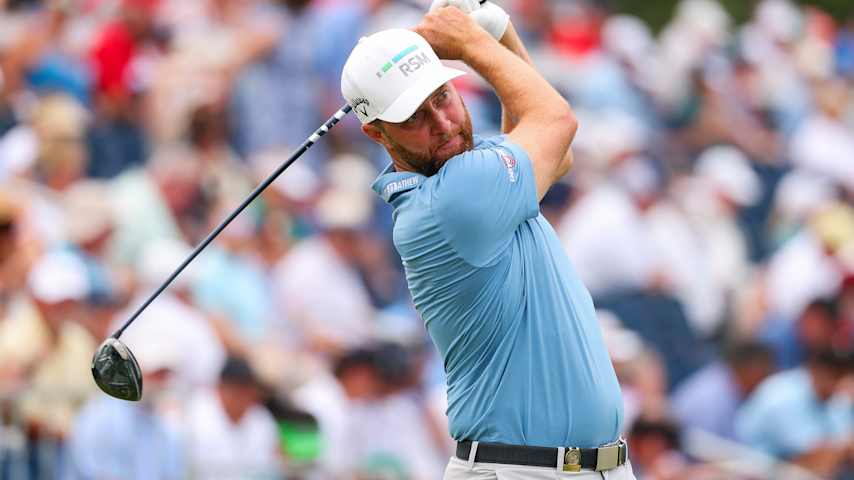 Chris Kirk of the United States plays a shot from the third tee during the second round of the 125th U.S. OPEN at Oakmont Country Club on June 13, 2025 in Oakmont, Pennsylvania. (Gregory Shamus/Getty Images)
