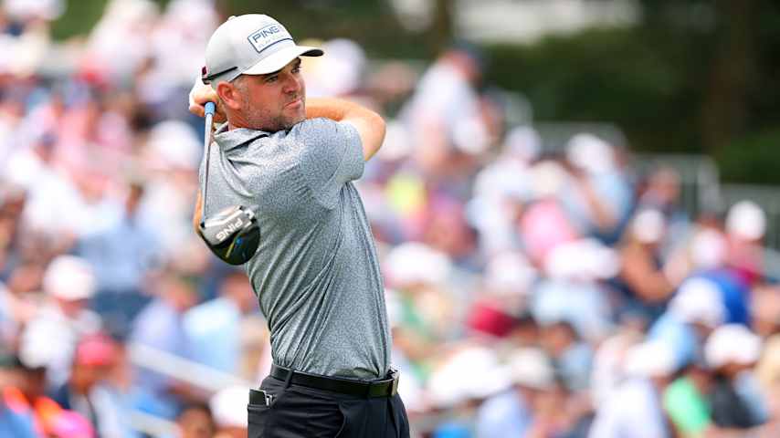 Corey Conners of Canada plays a shot from the third tee during the second round of the 125th U.S. OPEN at Oakmont Country Club on June 13, 2025 in Oakmont, Pennsylvania. (Gregory Shamus/Getty Images)