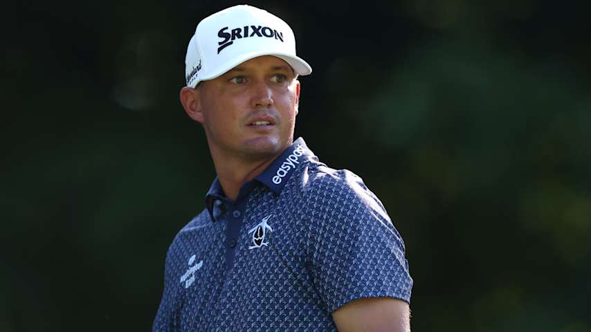 Max McGreevy of the United States watches his shot from the second tee during the first round of the John Deere Classic 2026 at TPC Deere Run on July 02, 2026 in Silvis, Illinois. (Andy Lyons/Getty Images)