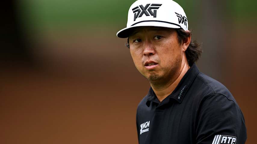 David Lipsky looks on while playing the second hole during the third round of the Truist Championship 2026 at Quail Hollow Country Club on May 09, 2026 in Charlotte, North Carolina. (Jared C. Tilton/Getty Images)