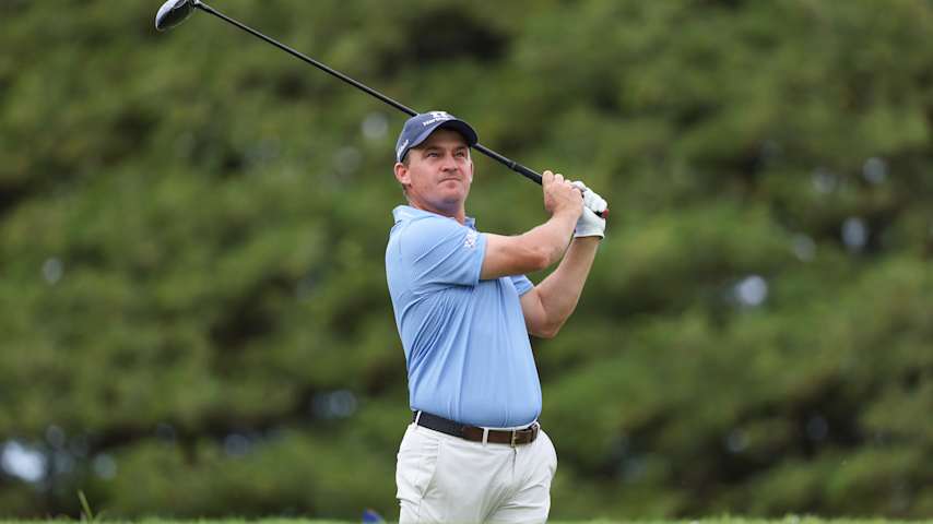 Bud Cauley of the United Sttes plays his shot from the second tee during the final round of the Sony Open in Hawaii 2026 at Waialae Country Club on January 18, 2026 in Honolulu, Hawaii. (Mike Mulholland/Getty Images)