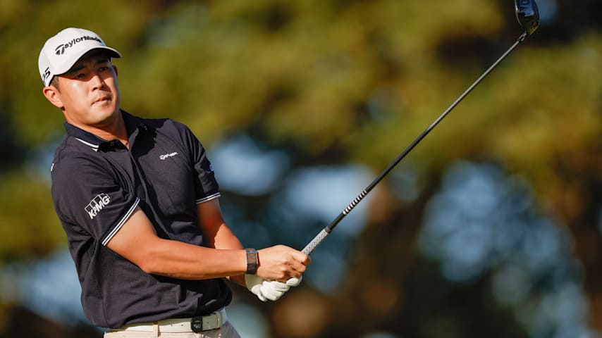 Keita Nakajima of Japan plays his shot from the second tee during the second round of the Sony Open in Hawaii 2026 at Waialae Country Club on January 16, 2026 in Honolulu, Hawaii. (Cliff Hawkins/Getty Images)