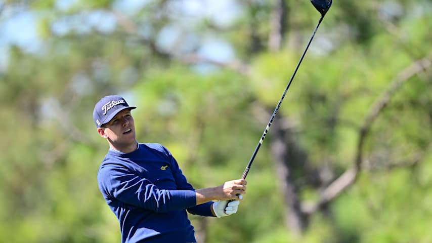 Jeremy Paul of Germany plays his shot from the sixth tee during the first round of the Valspar Championship 2026 at Copperhead Course at Innisbrook Resort and Golf Club on March 19, 2026 in Palm Harbor, Florida. (Julio Aguilar/Getty Images)