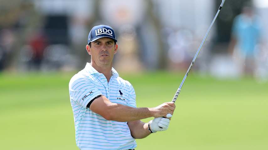 Billy Horschel of The United States plays his second shot on the first hole during the second round of the Arnold Palmer Invitational presented by Mastercard 2026 at Arnold Palmer Bay Hill Golf Course on March 06, 2026 in Orlando, Florida. (David Cannon/Getty Images)