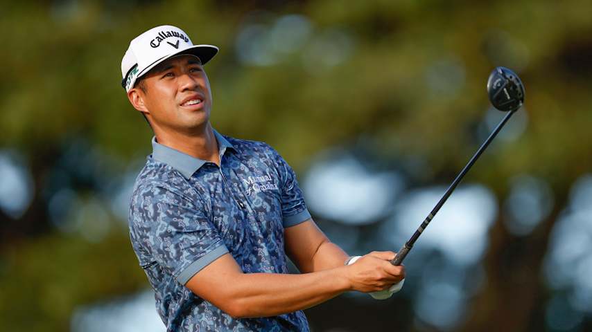 Isaiah Salindaof the United States plays his shot from the second tee during the second round of the Sony Open in Hawaii 2026 at Waialae Country Club on January 16, 2026 in Honolulu, Hawaii. (Cliff Hawkins/Getty Images)