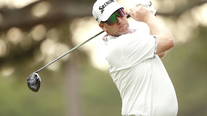 MYRTLE BEACH, SOUTH CAROLINA - MAY 09: Ryan Brehm of the United States plays his shot from the seventh tee during the first round of the Myrtle Beach Classic at Dunes Golf & Beach Club on May 09, 2024 in Myrtle Beach, South Carolina. (Photo by Raj Mehta/Getty Images)