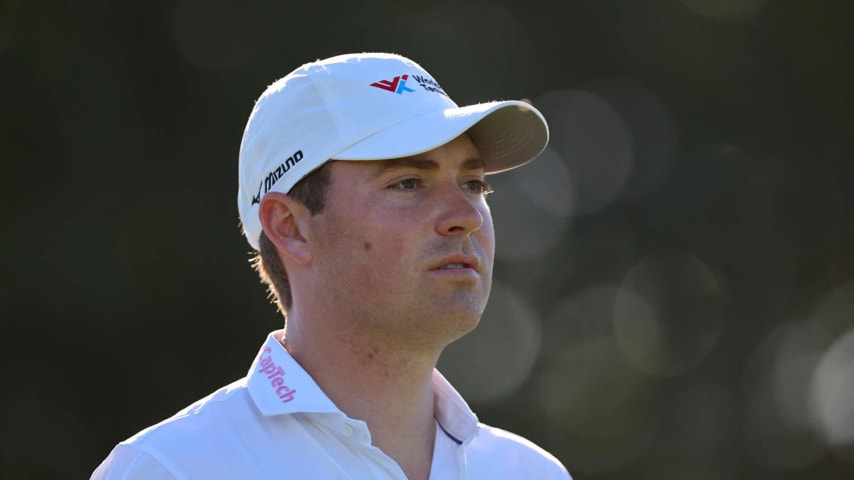 HONOLULU, HAWAII - JANUARY 14: Ben Griffin of the United States looks on from the fifth tee during the final round of the Sony Open in Hawaii at Waialae Country Club on January 14, 2024 in Honolulu, Hawaii. (Photo by Michael Reaves/Getty Images)