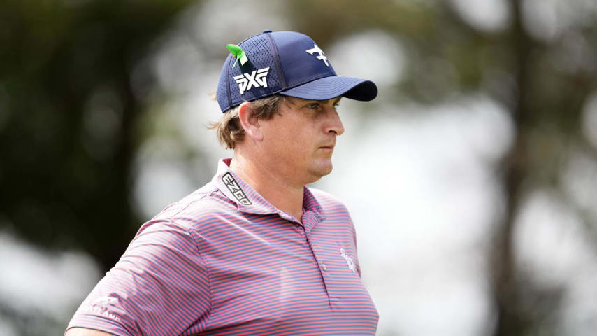 MCKINNEY, TEXAS - MAY 02: Henrik Norlander of Sweden waits on the 14th tee during the first round of THE CJ CUP Byron Nelson at TPC Craig Ranch on May 02, 2024 in McKinney, Texas. (Photo by Sam Hodde/Getty Images)