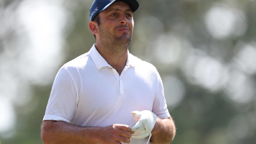 PINEHURST, NORTH CAROLINA - JUNE 13: Francesco Molinari of Italy looks on from the 11th tee during the first round of the 124th U.S. Open at Pinehurst Resort on June 13, 2024 in Pinehurst, North Carolina. (Photo by Sean M. Haffey/Getty Images)