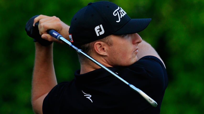 ORLANDO, FL - MARCH 20:  Morgan Hoffmann of the United States hits his tee shot on the second hole during the second round of the Arnold Palmer Invitational Presented By MasterCard at the Bay Hill Club and Lodge on March 20, 2015 in Orlando, Florida.  (Photo by Michael Cohen/Getty Images)