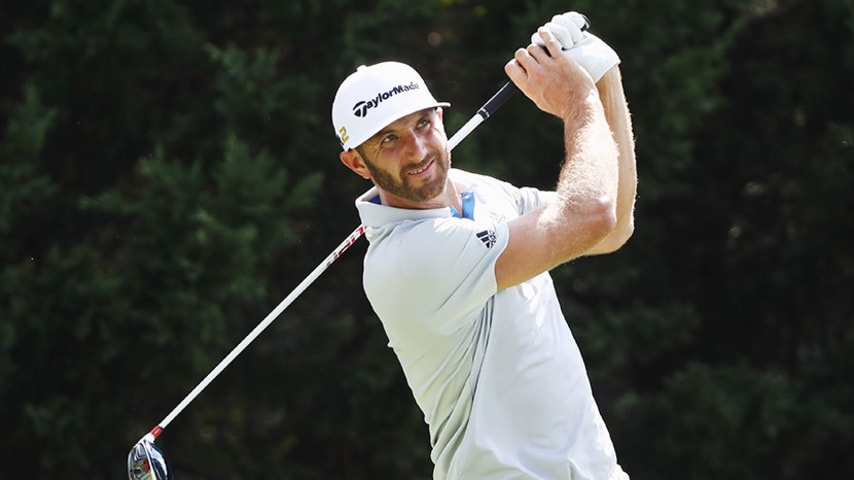 Johnson tied for lead at TOUR Championship