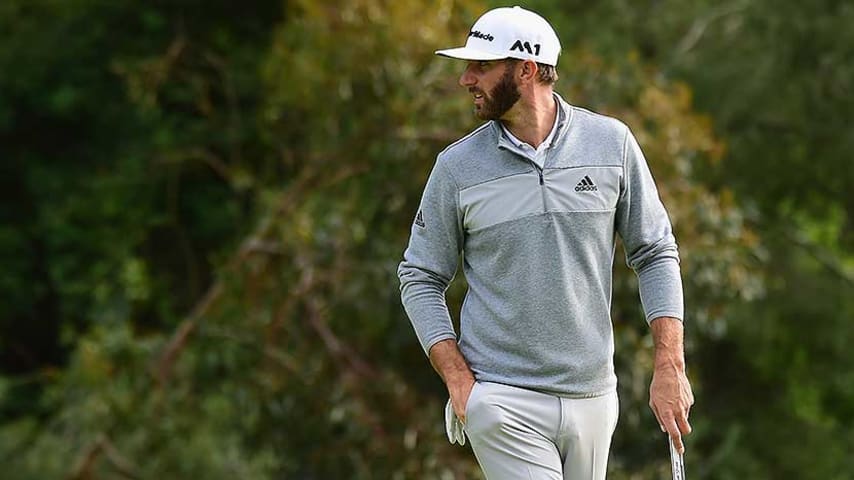 Dustin Johnson on top of the world after Genesis Open victory