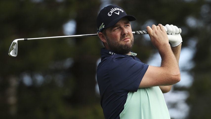 LAHAINA, HI - JANUARY 04:  Marc Leishman of Australia plays his shot from the second tee during the first round of the Sentry Tournament of Champions at Plantation Course at Kapalua Golf Club on January 4, 2018 in Lahaina, Hawaii.  (Photo by Gregory Shamus/Getty Images)