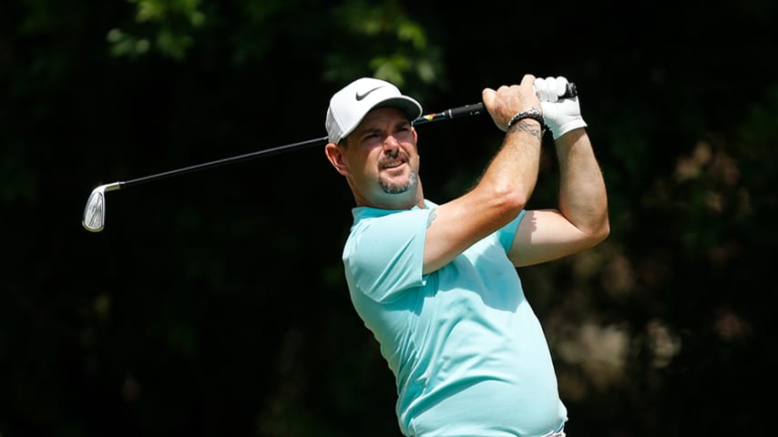 PALM HARBOR, FL - MARCH 11:   Rory Sabbatini of South Africa plays his shot from the third tee during the final round of the Valspar Championship at Innisbrook Resort Copperhead Course on March 11, 2018 in Palm Harbor, Florida.  (Photo by Michael Reaves/Getty Images)