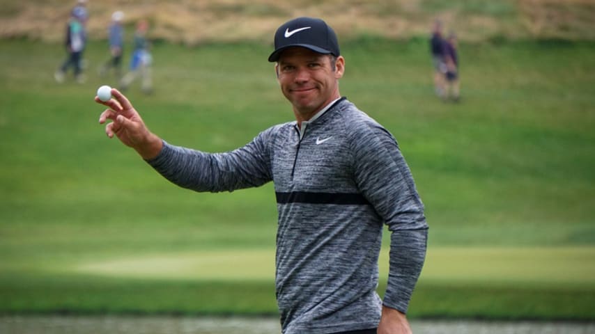 Casey shoots 62 to take 4-shot lead in Travelers Championship