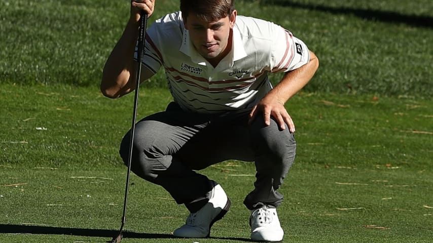 Schniederjans closes with eagle to take Barracuda lead