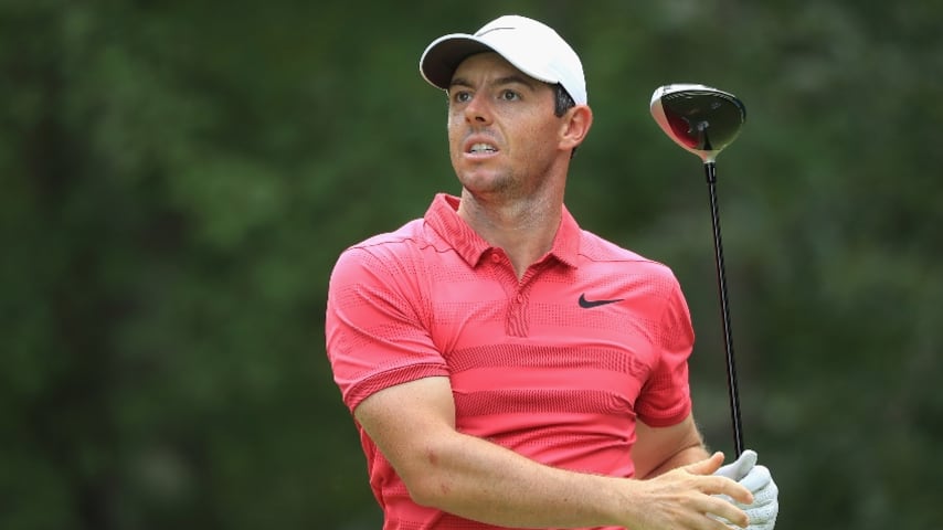 Woods, McIlroy off to torrid start at Aronimink