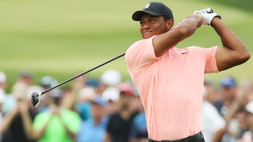 Tiger Woods' putter cools off, cards even-par 70 at BMW Championship