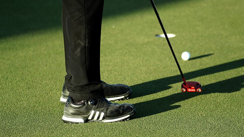 NASSAU, BAHAMAS - DECEMBER 01: Jon Rahm of Spain putts on the 16th green during round three of the Hero World Challenge at Albany, Bahamas on December 01, 2018 in Nassau, Bahamas. (Photo by Rob Carr/Getty Images)