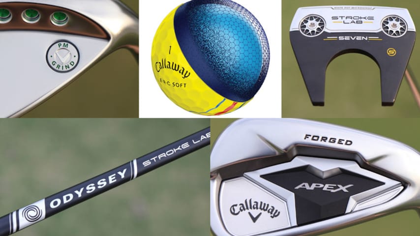 Callaway 2019 products: Apex 19 irons and hybrids, Odyssey Stroke Lab putters, ERC Soft golf balls and more