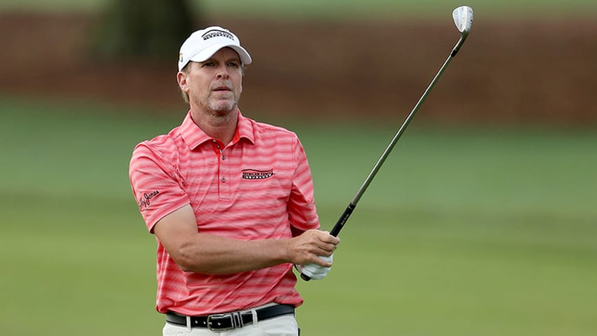 Stricker, an equipment loyalist, tries to embrace some new gear