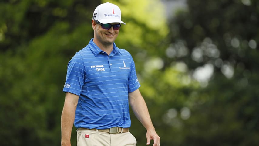 AUGUSTA, GEORGIA - APRIL 12: Zach Johnson of the United States walks on the second hole during the second round of the Masters at Augusta National Golf Club on April 12, 2019 in Augusta, Georgia. (Photo by Kevin C. Cox/Getty Images)