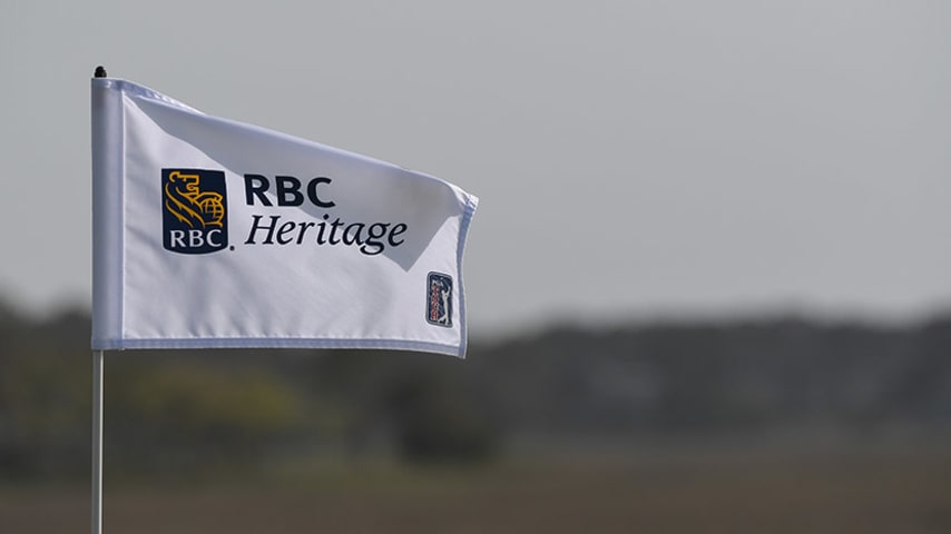 HILTON HEAD, SC - APRIL 14: A pin flag is seen during the third round of the RBC Heritage at Harbour Town Golf Links on April 14, 2018 in Hilton Head, South Carolina. (Photo by Ryan Young/PGA TOUR)