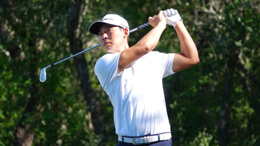 Xinjun Zhang takes commanding lead at Dormie Network Classic at Briggs Ranch