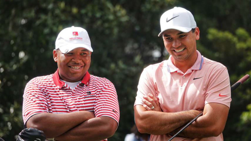 Jason Day makes dream come true for winner of Wells Fargo’s Succeeding Together essay contest Kobe Narcisse