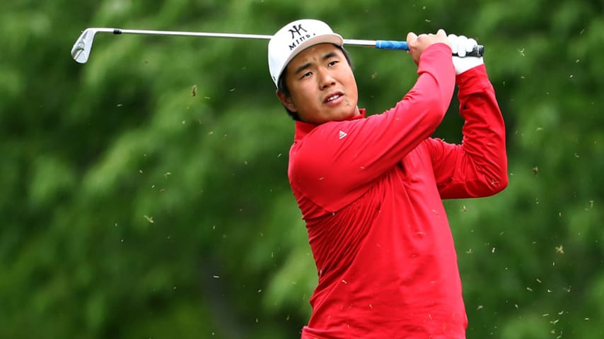 Motin Yeung claims first-round lead at KC Golf Classic