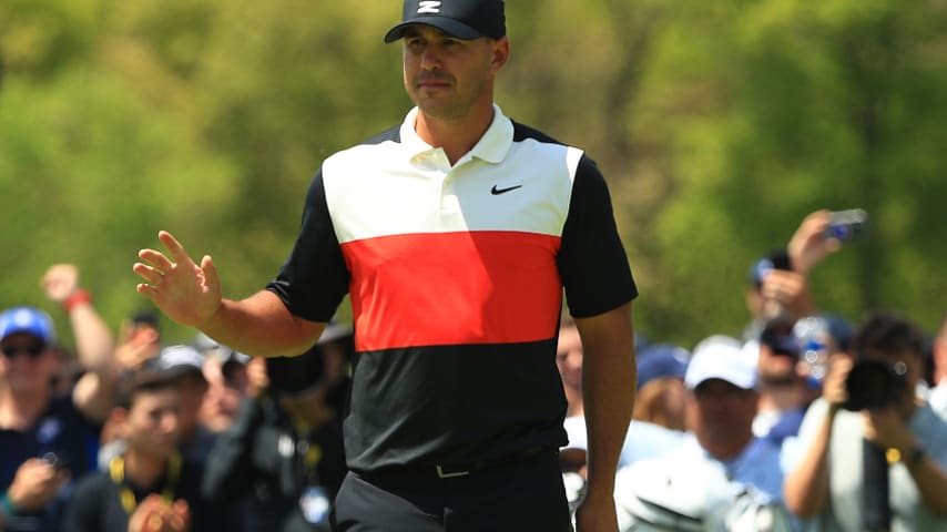 Brooks Koepka off to record-setting start at PGA Championship